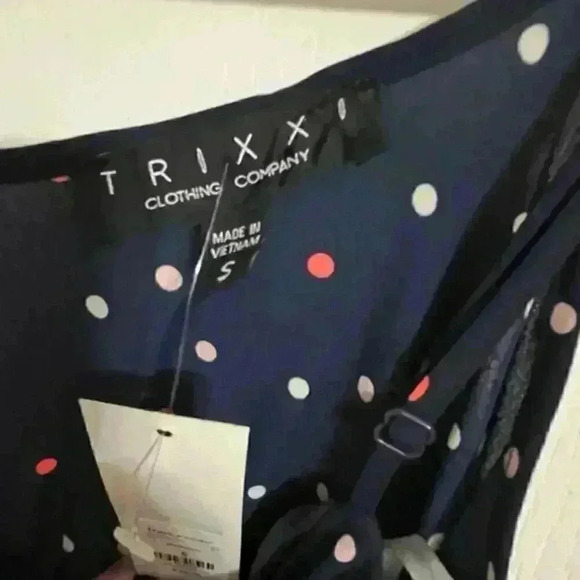 TRIXXI CLOTHING COMPANY POLKA DOT DRESS SIZE: XS NEW WITH TAG - Picture 4 of 4